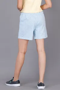 Elegant Multicoloured Cotton Printed Hot Pants For Women-thumb1