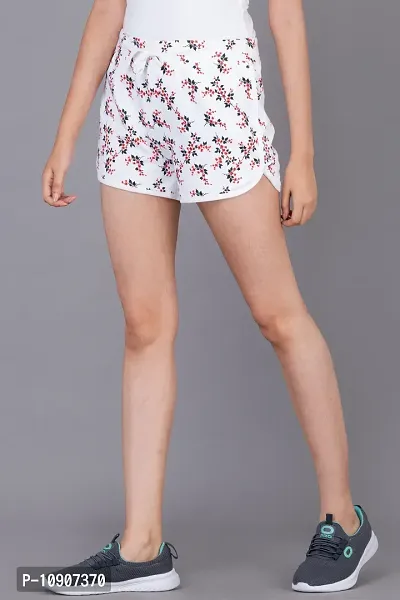 Elegant Multicoloured Cotton Printed Hot Pants For Women-thumb4