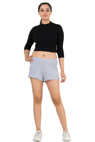 Cotton Night Shorts For Women And Girls