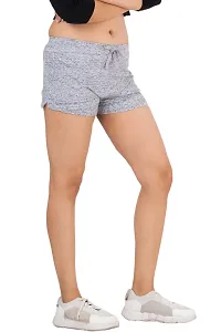 Women Regulart Fit Cotton Night Shorts-thumb2