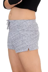 Women Regulart Fit Cotton Night Shorts-thumb3