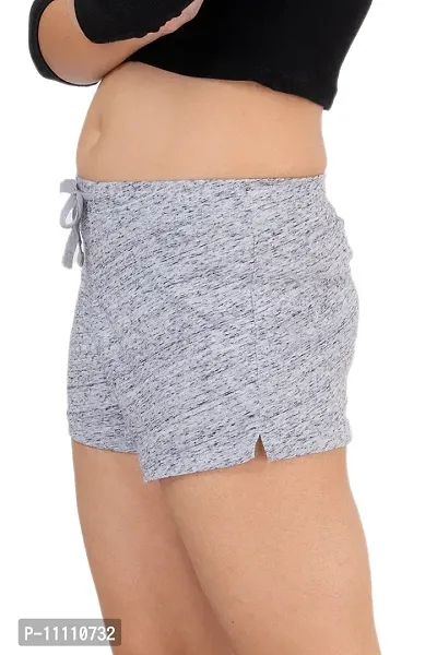 Women Regulart Fit Cotton Night Shorts-thumb4