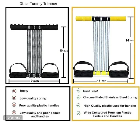 Triple Springs Tummy Trimmer Waist Trimmer Body Toner Abdominal Leg Biceps-thumb3