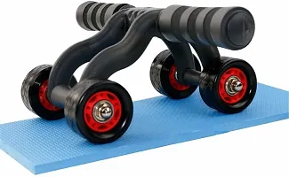 Anti Skid 4 Wheel Exerciser Abdominal Stomach Exercise Training Unisex.-thumb1