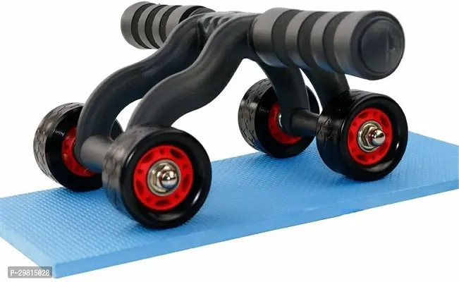 Anti Skid 4 Wheel Exerciser Abdominal Stomach Exercise Training Unisex.-thumb2