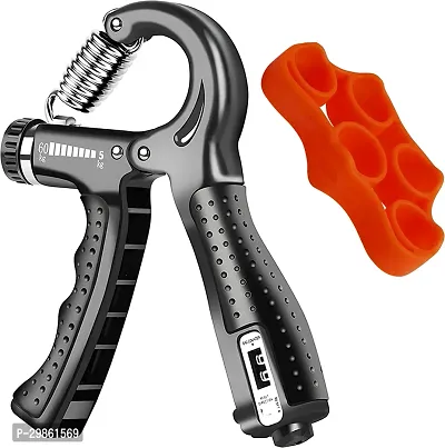 Combo Pack Of Hand Grip Strengthener And Finger Exerciser Trainer Hand Workout