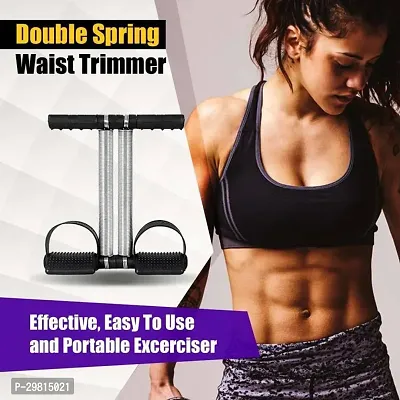 Tummy Trimmer, Ab Wheel Roller And Toning Tube, Pushup Bar With Skipping Rope-thumb2