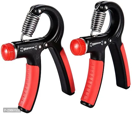 2Pc Hand Gripper Strength Trainer With Adjustable Resist For Finger, Hand And Wrist