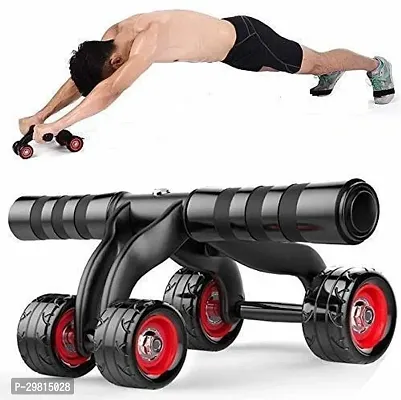 Anti Skid 4 Wheel Exerciser Abdominal Stomach Exercise Training Unisex.