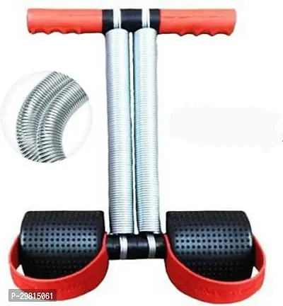 Double Steel Spring Tummy Trimmer Red Color