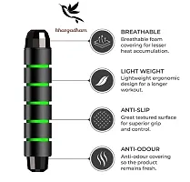 Skipping Rope for Men, Women  Children - Jump Rope for Exercise Workout  Weight Loss - Tangle Free Jumping Rope for Kids (Black  Green)-thumb2