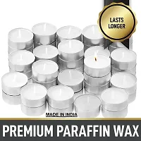 Classy White Tea Light Candles Pack of 50-thumb1