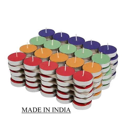 Classy Multicolor Tea Light Candles Pack of 100