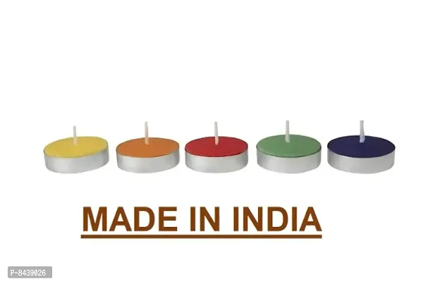 Classy Multicolor Tea Light Candles Pack of 100-thumb5