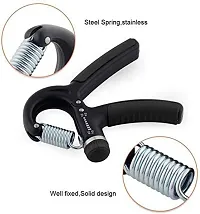 Hand Grip Strengthener Adjustable Resistance from 10-40kg, Hand Gripper Perfect for Athletes to Muscle Building and Injury Recovery Forearm Exerciser - Black-thumb3