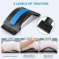 Back Stretcher for Spinal Pain Relief | Back Pain Relief Product | Lumber Support | Spinal Curve Back Relaxion Device | Chiro Board-thumb3