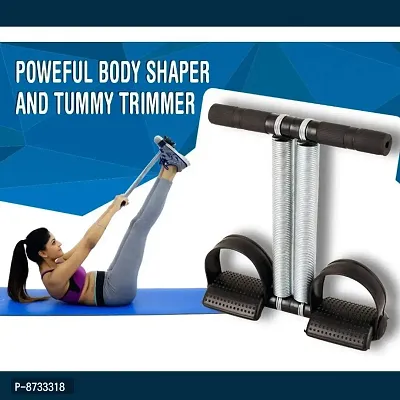 Double Spring Tummy Trimmer, Waist Trimmer, Ab Exerciser, Gym - Multipurpose Fitness Equipment for Men and Women-thumb3