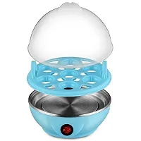 Egg Boiler Electric Automatic Off 7 Egg Poacher for Steaming, Cooking Also Boiling and Frying (Multi Colour, 400 Watts)-thumb1