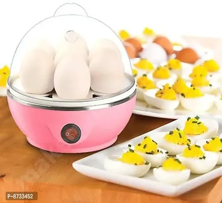 Egg Boiler Electric Automatic Off 7 Egg Poacher for Steaming, Cooking Also Boiling and Frying (Multi Colour, 400 Watts)-thumb5