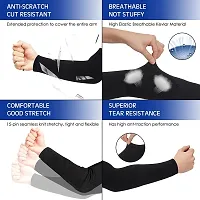 Outdoor Indoor Use Unisex Arm Sleeves UV Tan Protection for Men Women Children with Compression  Cooling Effect (1 Pair - 2pcs - for Left  Right Hand)-thumb2
