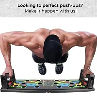 Push Up Board for Workout Foldable Pushup Board for Men  Women Multifunction Flex Board for Chest, Muscle, Triceps, Shoulder Home Workout Equipment for Men for Training Pushup Rack Board-thumb1