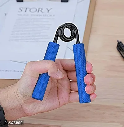 MANOGYAM Metal Hand Gripper | Hand Grip | Finger Exerciser | Muscle and Injury Recovery | Forearm Exerciser with 150lb | Hand Grip Strengthener for Men  Women (Blue)-thumb4