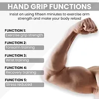 MANOGYAM Metal Hand Gripper | Hand Grip | Finger Exerciser | Muscle and Injury Recovery | Forearm Exerciser with 150lb | Hand Grip Strengthener for Men  Women (Silver)-thumb1