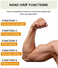 MANOGYAM Hand Gripper for Home  Gym Workout Hand Exercise Equipment Hand Grip Strengthener for Men  Women Power Gripper 10-40Kg (Black)-thumb4
