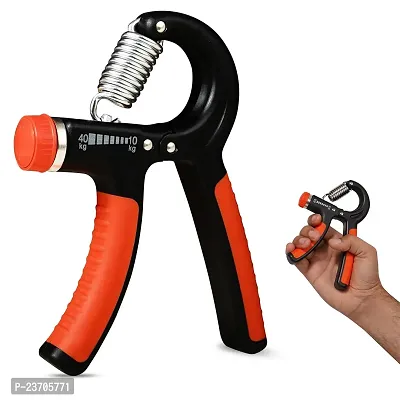 MANOGYAM Hand Gripper for Home  Gym Workout Hand Exercise Equipment Hand Grip Strengthener for Men  Women Power Gripper 10-40Kg (Orange)