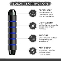 Manogyam Skipping Rope for Men, Women  Children Jump Rope for Exercise Workout  Weight Loss - Tangle Free Jumping Rope for Kids (Blue)-thumb2