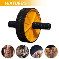 Manogyam AB Roller | Ab Exerciser | Abdominal Exerciser for Abs Workout | Ab Wheel for Core Workout | Ab Roller Wheel for Home Gym | Ab Roller for Men and Women-thumb3