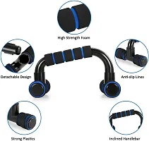 Manogyam AB Roller  Foldable Push Up Bar | Ab Wheel Roller | Push Up Stands | Dips Stands for Chest  Arm Workout | Ab Wheel for Abdominal Exercises  Body Toner for Men  Women-thumb1