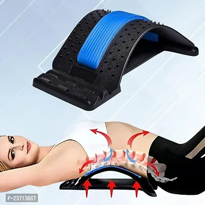 Manogyam Back Stretcher for Back Pain and Muscle Relaxation | With Acupressure Points | Back Massager and Supporter | Lumbar Support | Spinal Posture Corrector-thumb0