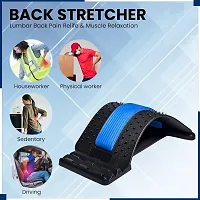Manogyam Back Stretcher for Back Pain and Muscle Relaxation | With Acupressure Points | Back Massager and Supporter | Lumbar Support | Spinal Posture Corrector-thumb1