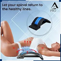 Manogyam Back Stretcher for Back Pain and Muscle Relaxation | With Acupressure Points | Back Massager and Supporter | Lumbar Support | Spinal Posture Corrector-thumb2