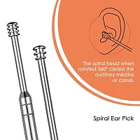 Skudgear Stainless Steel Effective Ear Wax Cleaner Kit with a Storage Box - Set of 5 (Silver) | Remover Tool | Comfortable Ear Wax Picker | Ear Wax Cleaner for Baby and Adults | Hygiene Essentials-thumb3