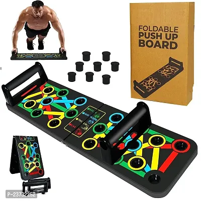 MANOGYAM Push Up Board for Workout | 15-In-1 Exercise Tool | Workout Board for Home Gym | Body Building Fitness Tools for Chest, Triceps, Shoulder for Men  Women-thumb0