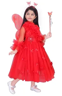 Charming Girls Kids Net Frock-thumb1