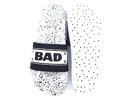 Stylish BadBoy White Sliders For Men-thumb2