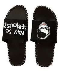 Stylish Joker Black Sliders For Men-thumb2