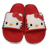 Elegant Kitty Red Flip Flops For Women-thumb1