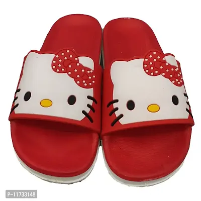 Elegant Kitty Red Flip Flops For Women-thumb2