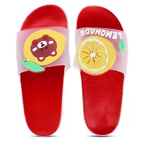 Elegant Lemon Red Flip Flops For Women-thumb1