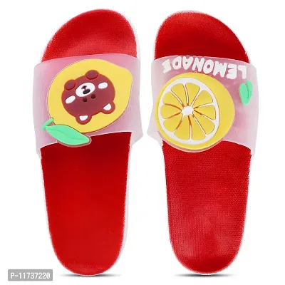 Elegant Lemon Red Flip Flops For Women-thumb2