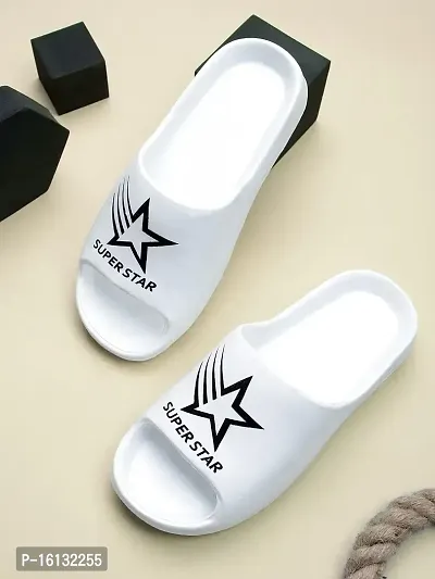 Pampy Angel Zig Zag SuperstarMen's Flip Flops Slides Back Open Household Comfortable Slippers-thumb2