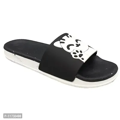 Elegant Welcome Black Flip Flops For Women-thumb4