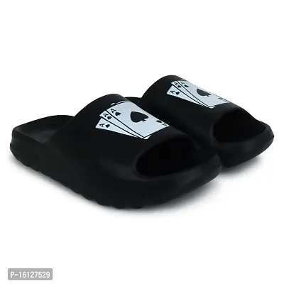 Pampy Angel Zig Zag 3ACards p Men's Flip Flops Slides Back Open Household Comfortable Slippers