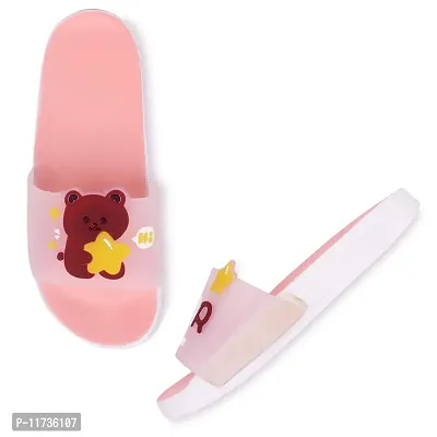 Elegant Bear Pink Flip Flops For Women-thumb2