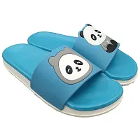 Elegant Panda Blue Flip Flops For Women-thumb1