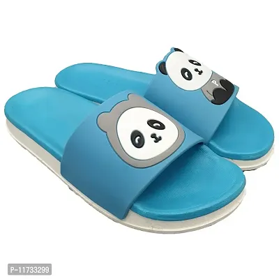 Elegant Panda Blue Flip Flops For Women-thumb2